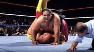 The Super Heavyweight used Hogan's leg drop to win the title and sent the Hulkster rout of the WWF for nearly a decade.